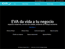 Tablet Screenshot of evaoficinasvirtuales.com